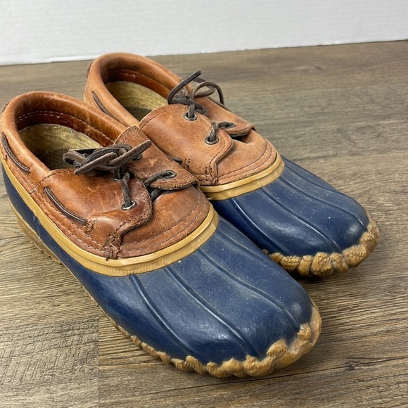 LaCrosse Brown Rubber Duck Low Boot, Women 8.5, Men 7~Fiberglass Shank - Picture 3 of 8